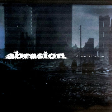ABRASION "Demonstration" 7" (Indecision) Blue Marble Vinyl - Click Image to Close